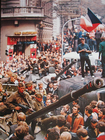 Russische tanks in Praag 1968